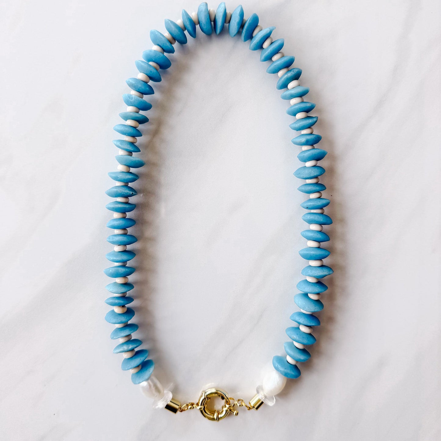 Dottie Blue Stack Necklace
