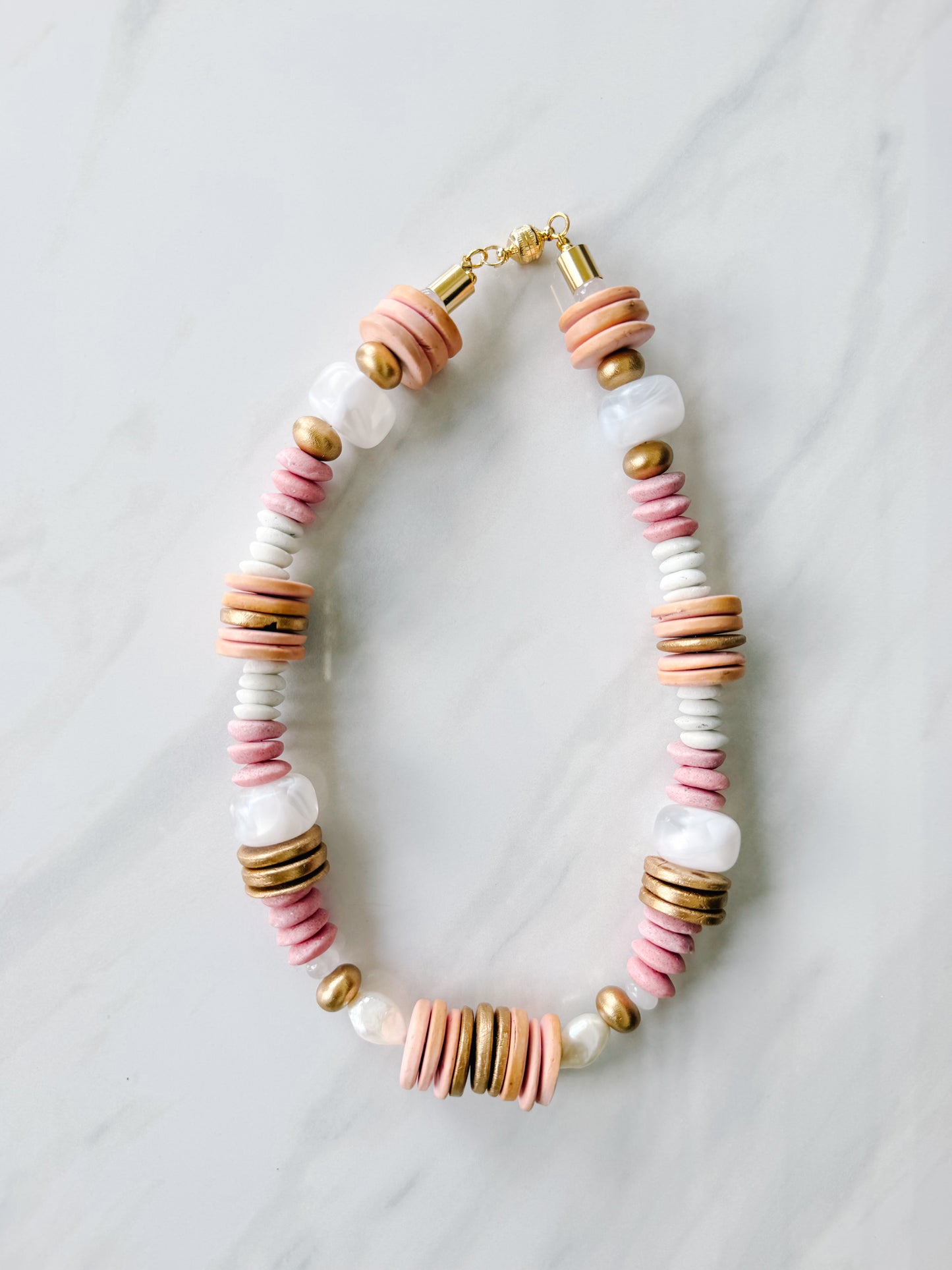 Reece Pink Stack Necklace
