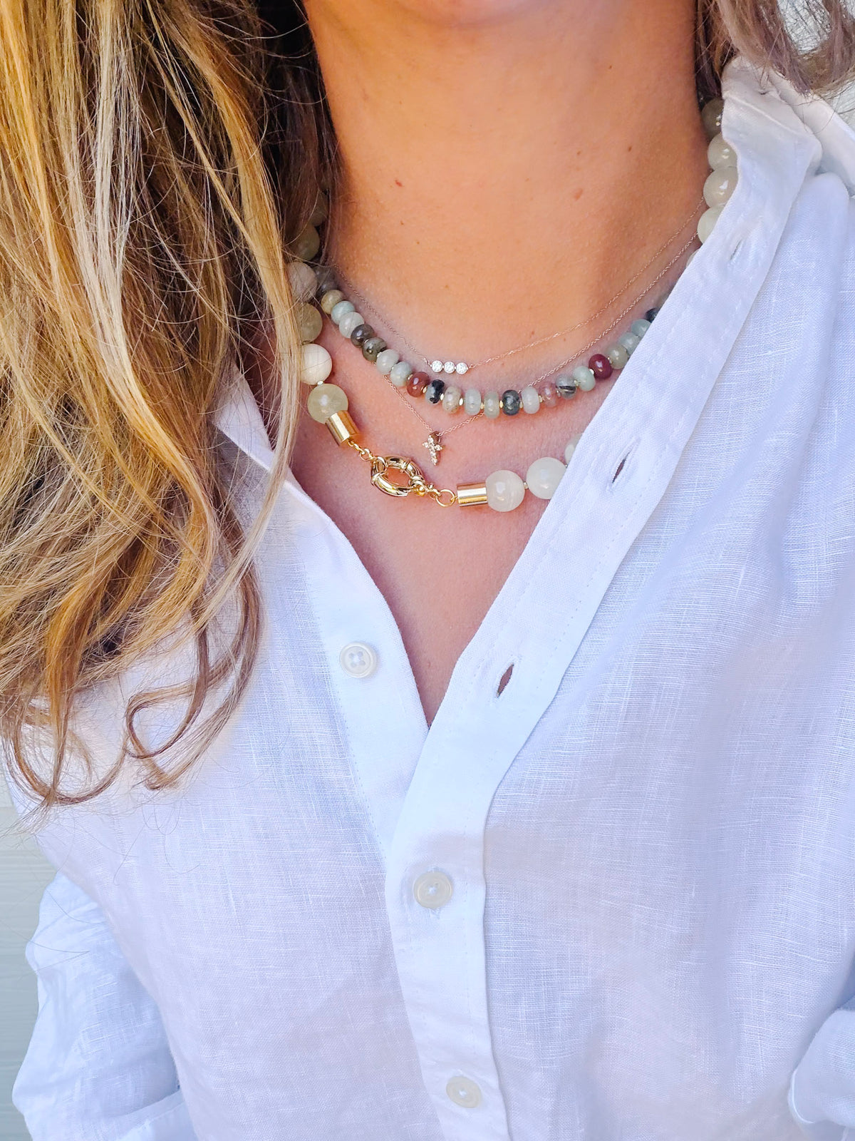 Mountain Jade Stone Necklace