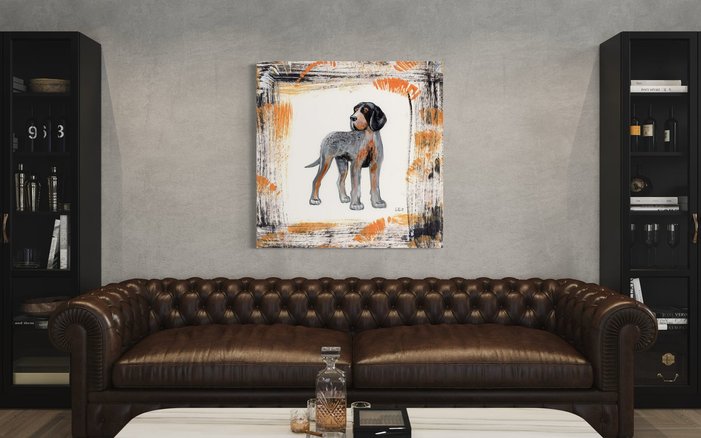 University of Tennessee Mascot Canvas Print in mancave