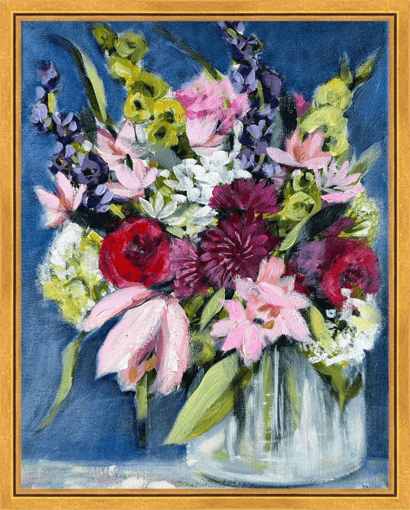 Floral arrangement painting preview 12