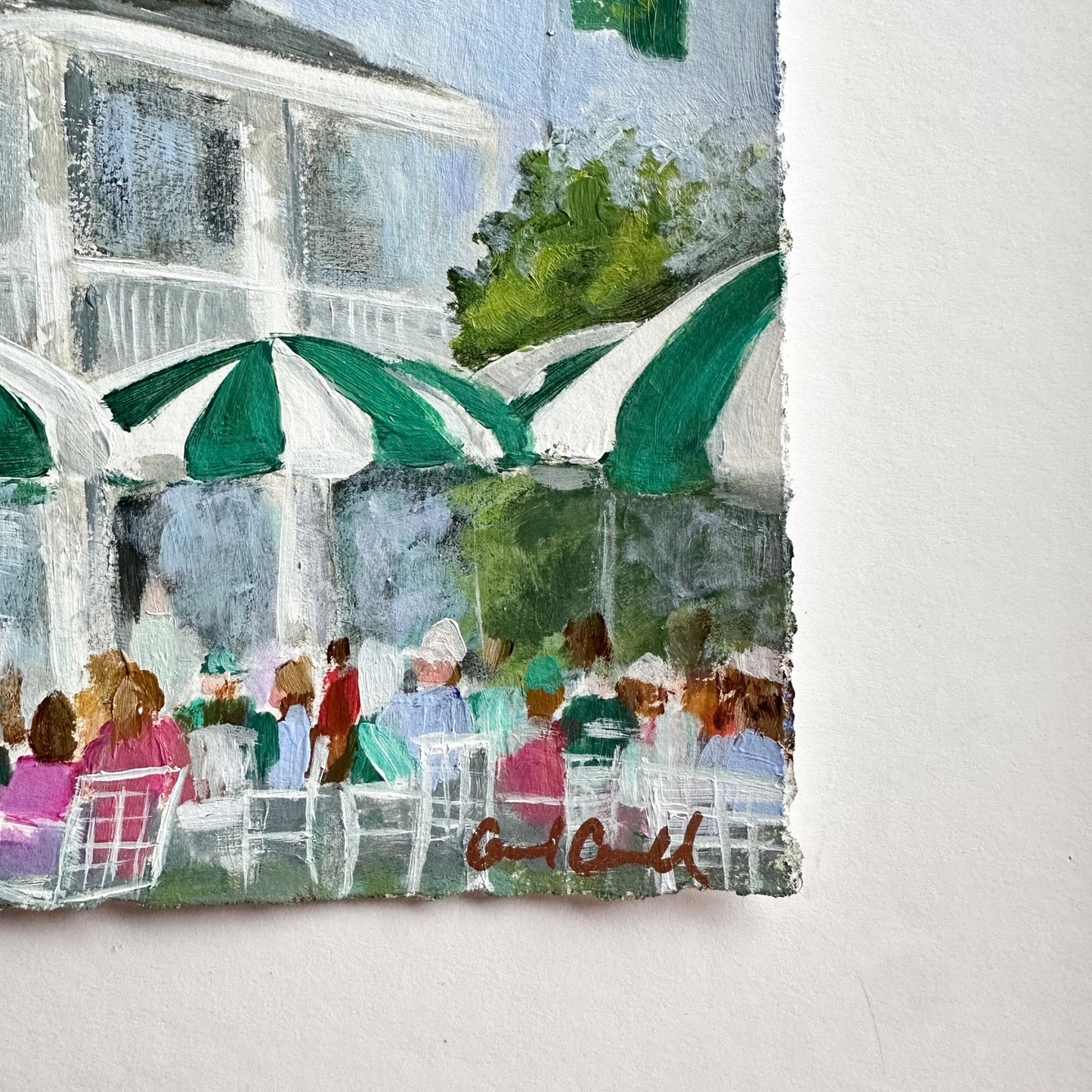 Lunch on the Green - Original Painting