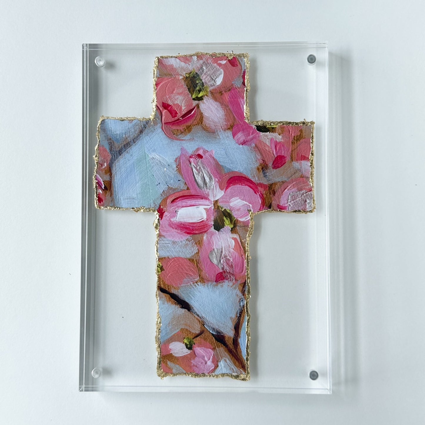 Floral Gilded Cross 5