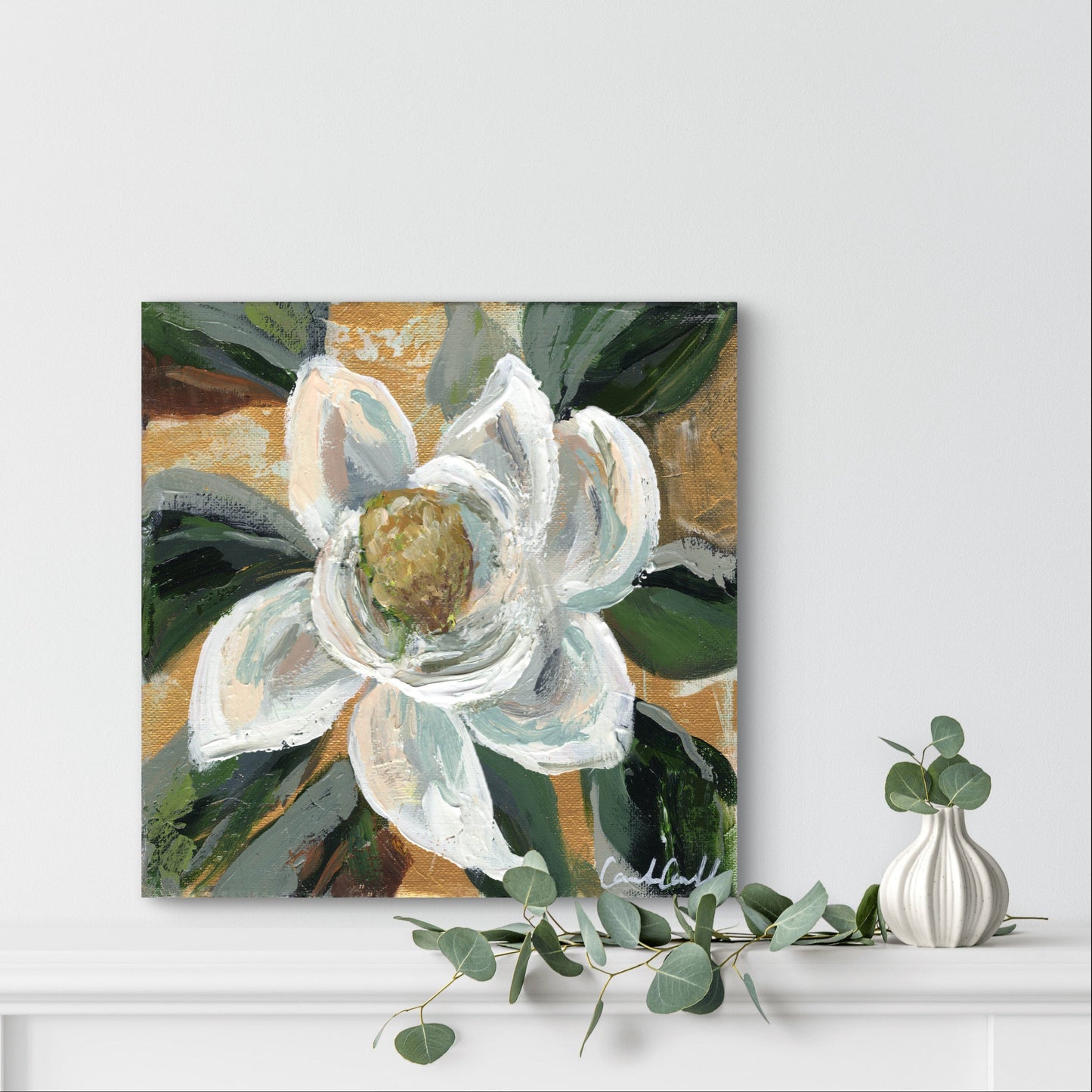 Magnolia flower painting image 1_26