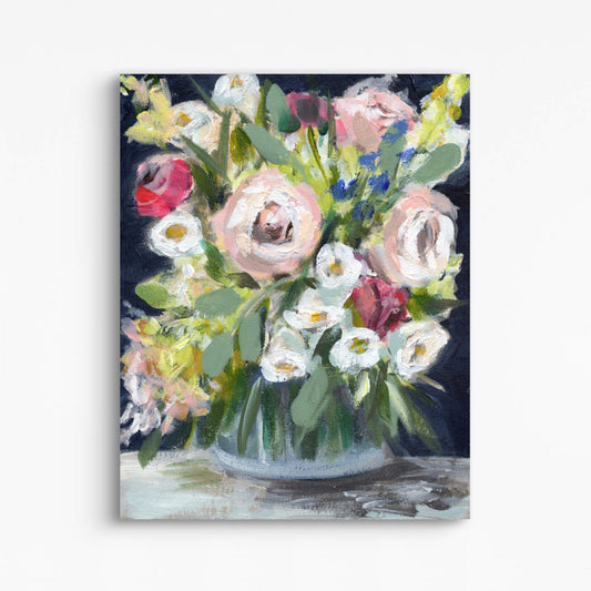 Floral bouquet painting, image 27