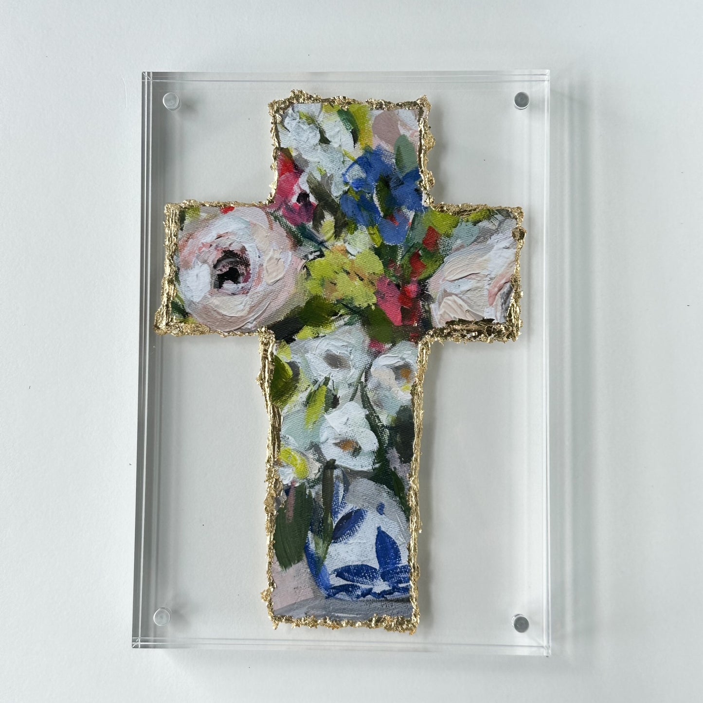 Floral Gilded Cross 6