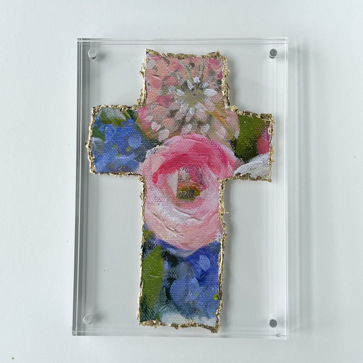 Floral Gilded Cross 8