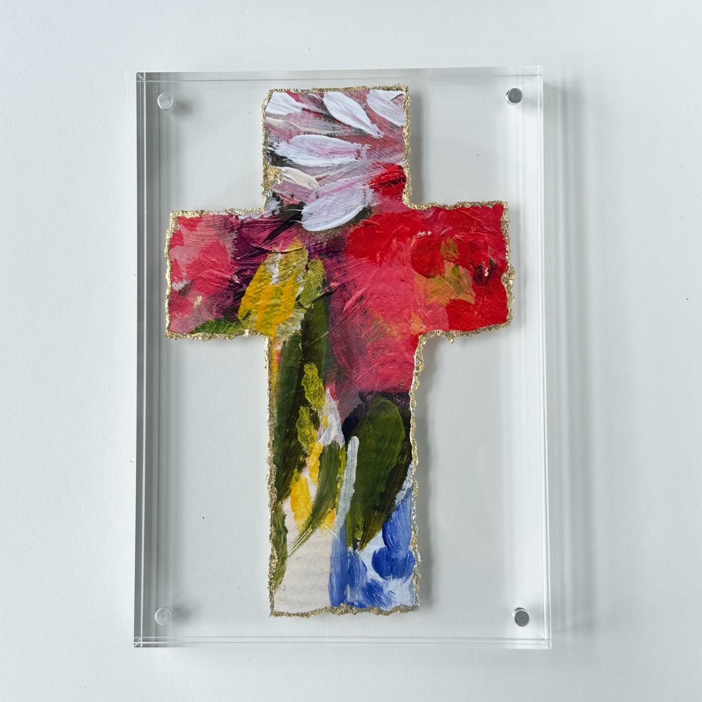 Floral Gilded Cross 9