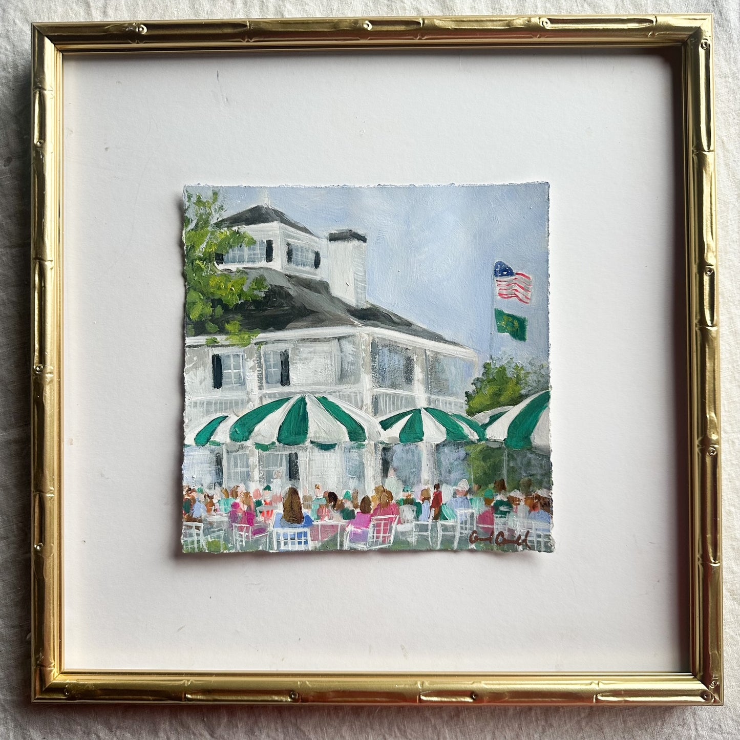 Lunch on the Green - Original Painting