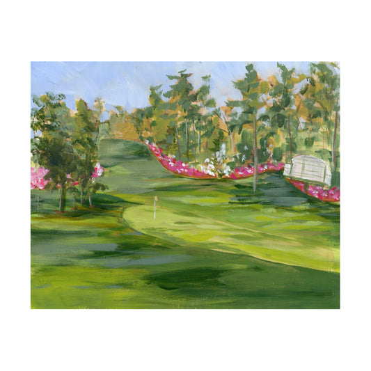 Juniperweb golf course painting