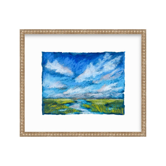 Custom Framing for Indigo Landscapes