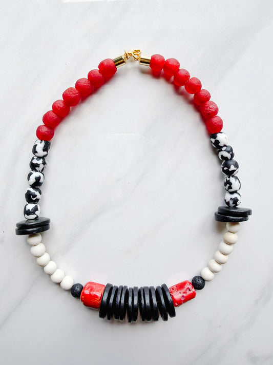 Red and Black V