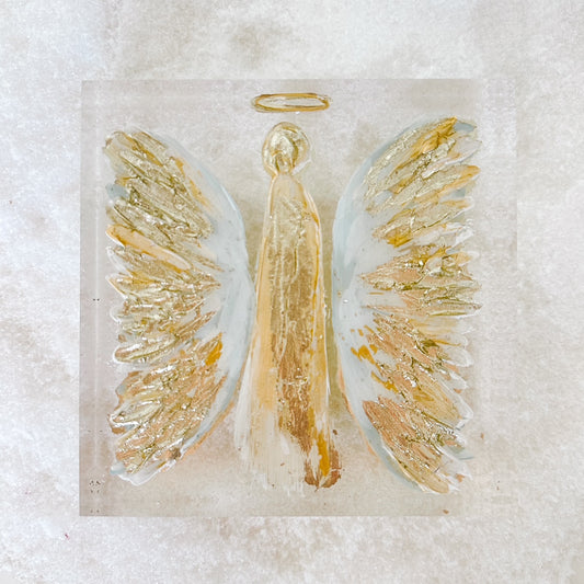 Golden Angel Acrylic painting