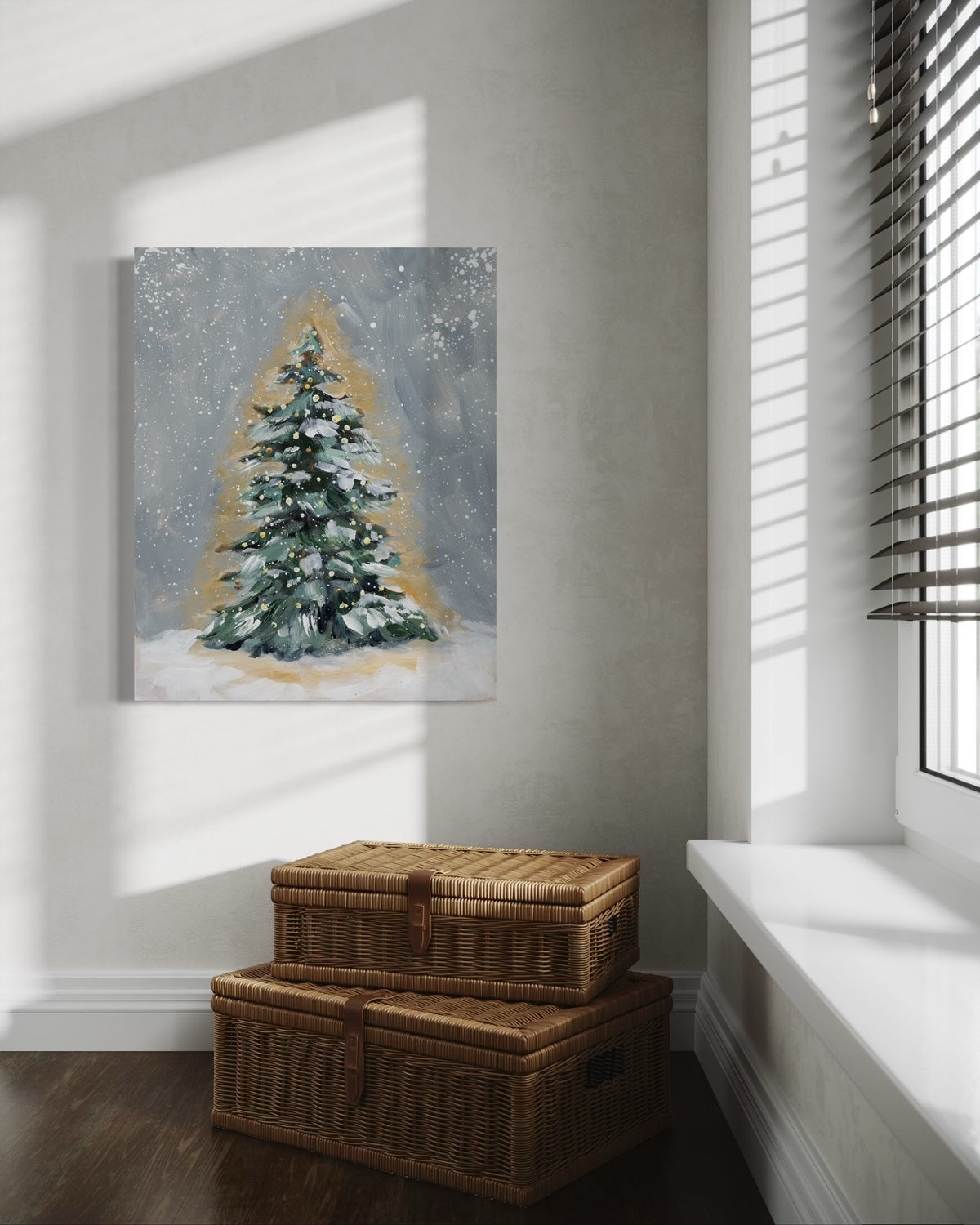 Christmas tree painting, IMG_7606