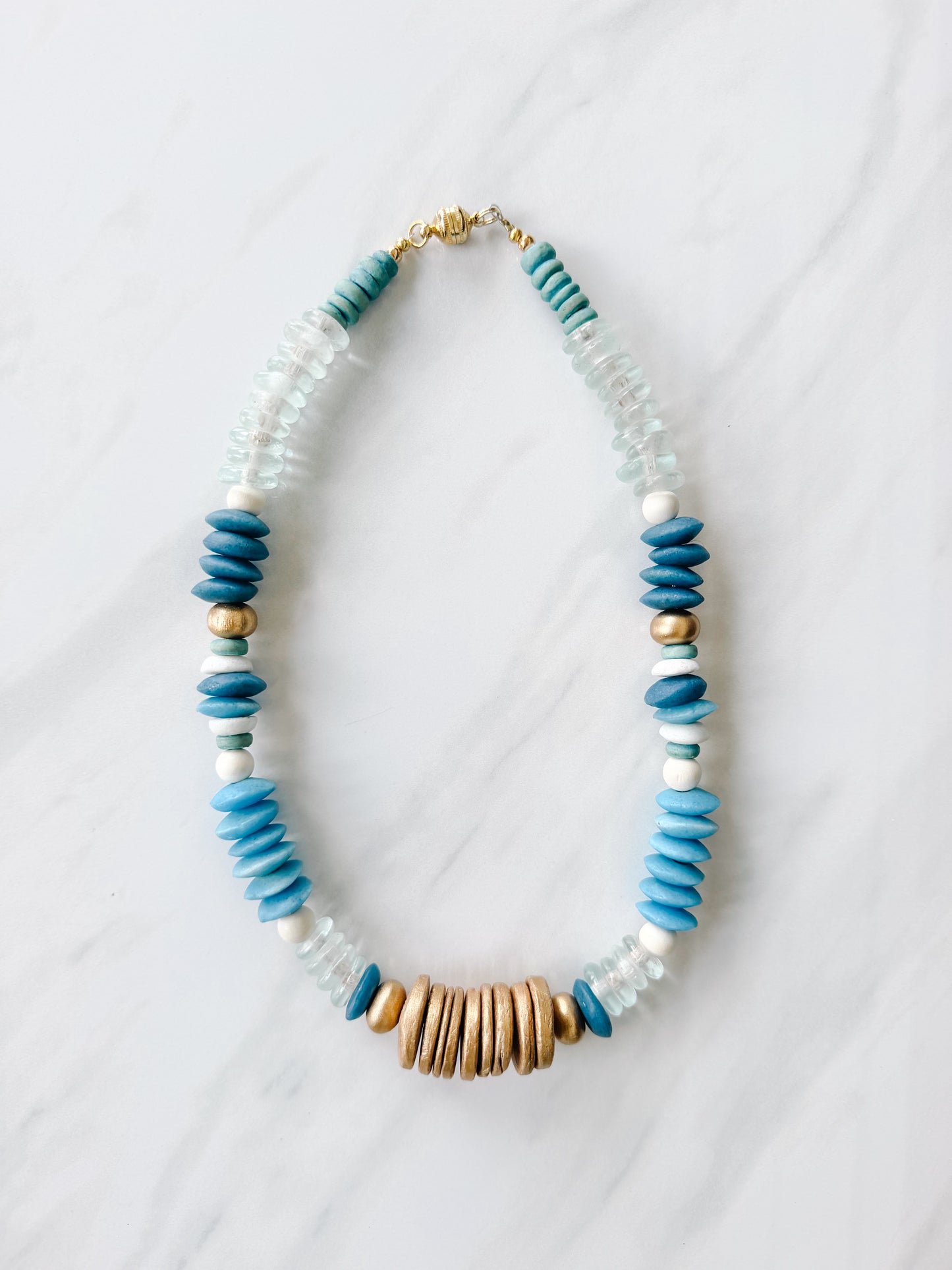 Sadie Seaglass Stack Necklace