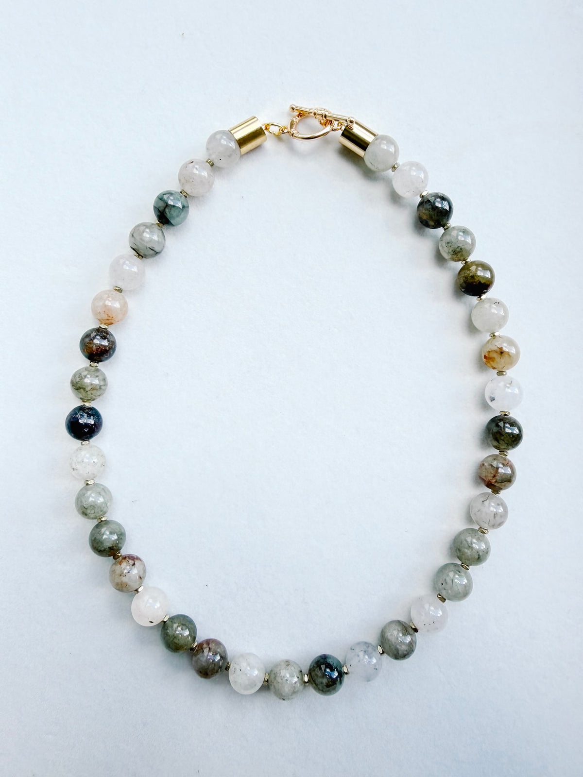 Sage Gemstone Necklace
