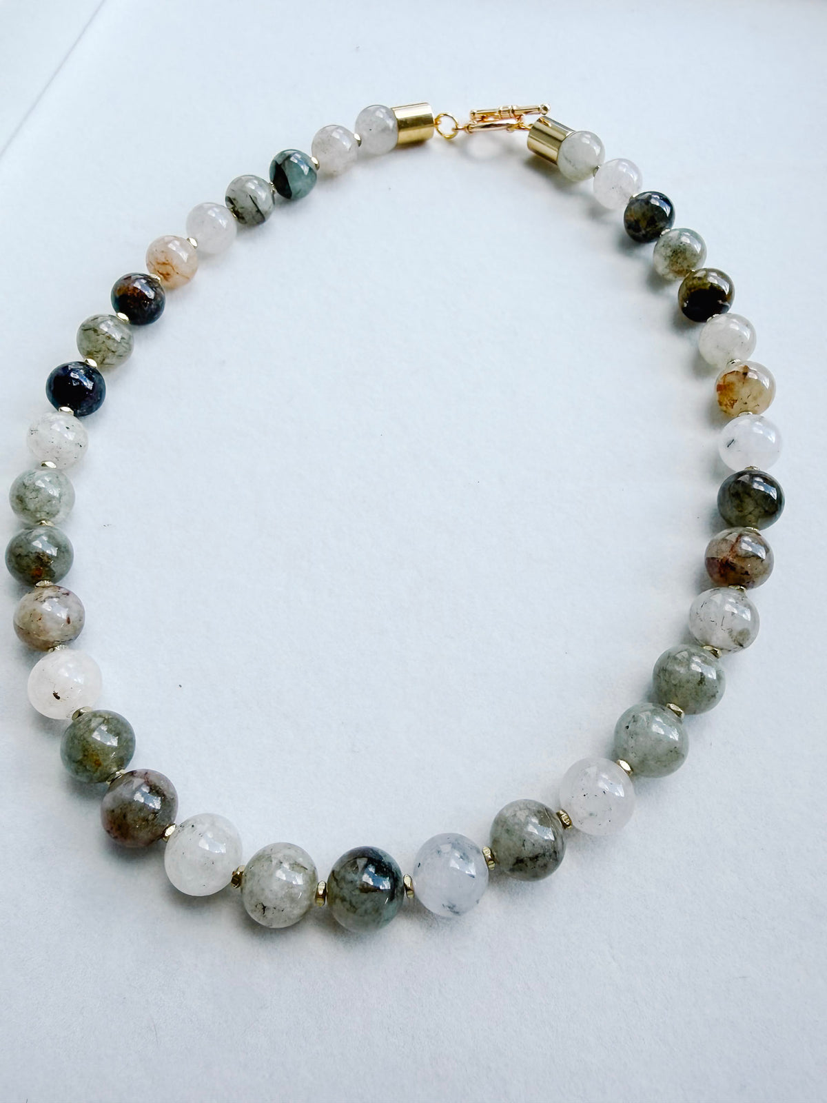 Sage Gemstone Necklace