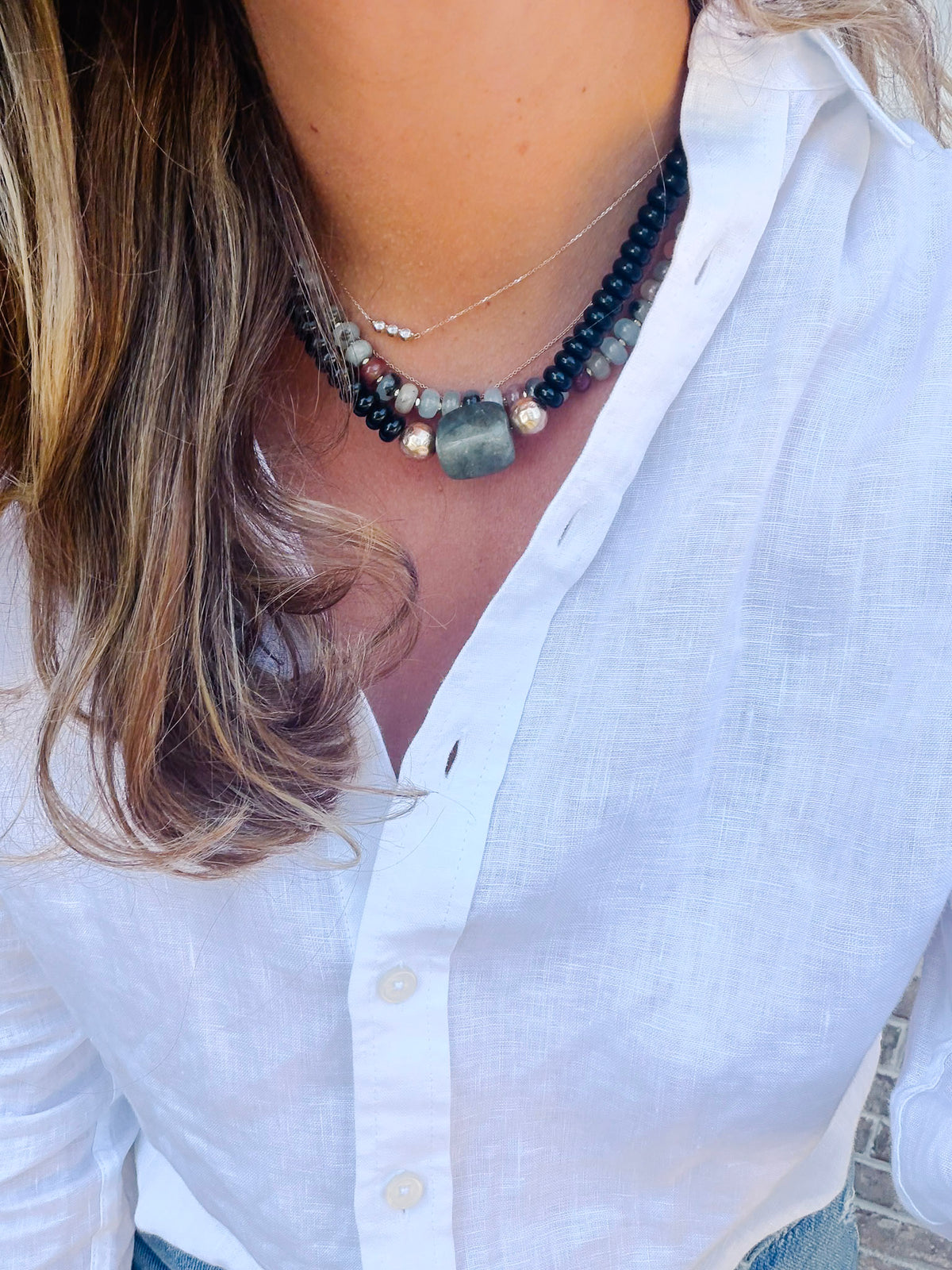 Ember Gemstone Necklace