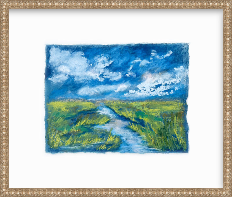 Custom Framing for Indigo Landscapes