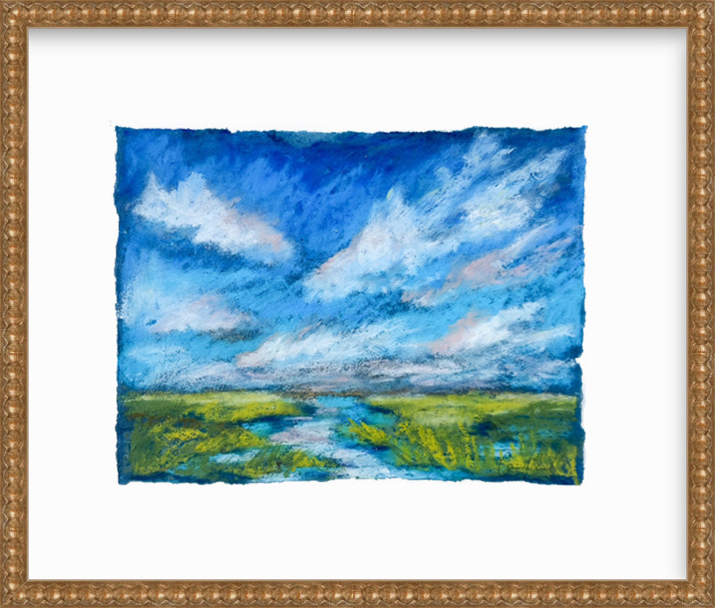 Custom Framing for Indigo Landscapes