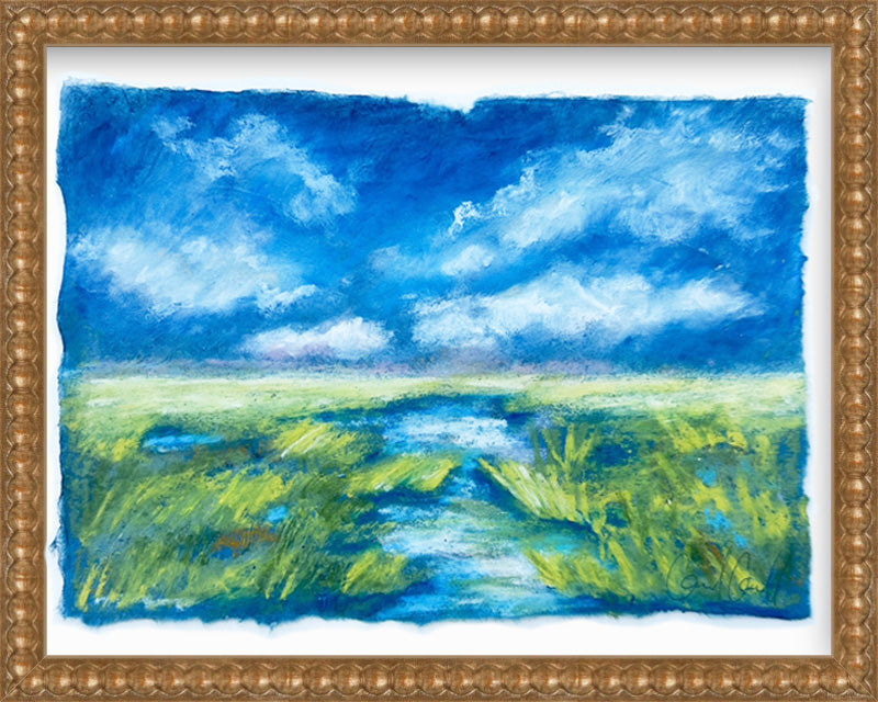 Custom Framing for Indigo Landscapes