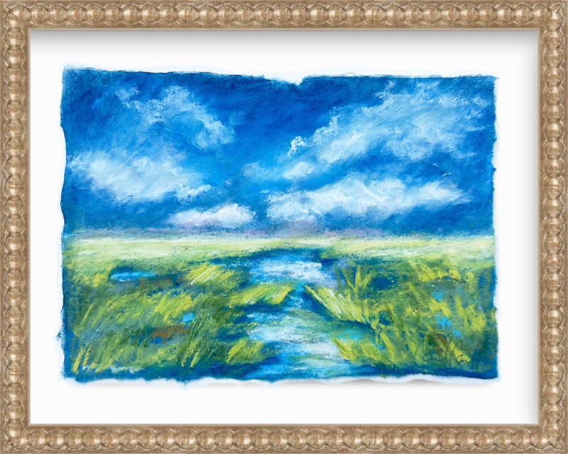 Custom Framing for Indigo Landscapes